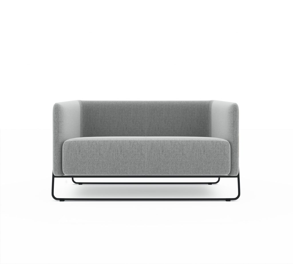 Friant Furniture Soft Seating Hanno Render -Loveseat