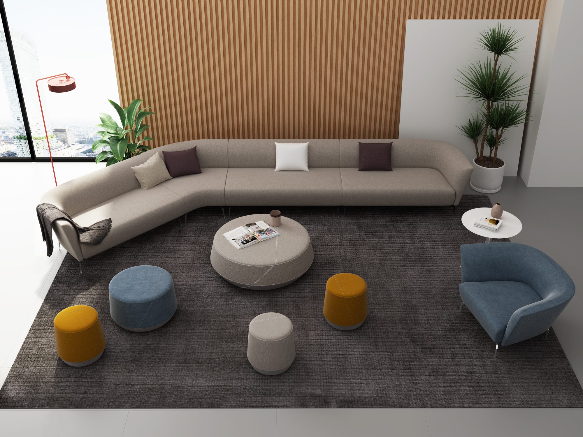Friant Furniture Soft Seating Workplace Render - Hanno_Jot_Pog II